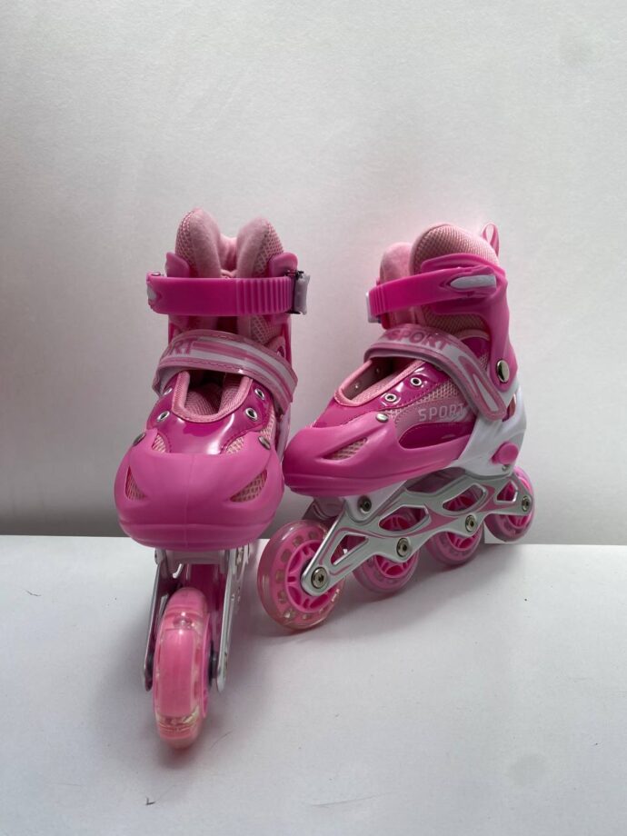 ⁦Patins à Roulettes Réglables avec Roues LED⁩ - الصورة ⁦6⁩