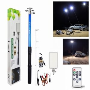 Lampe de Pêche LED 800W avec Accessoires - Modes ajustables