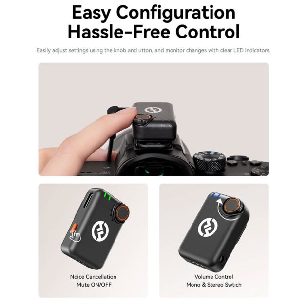 Micro-cravate sans fil LARK M2S – Qualité audio professionnelle