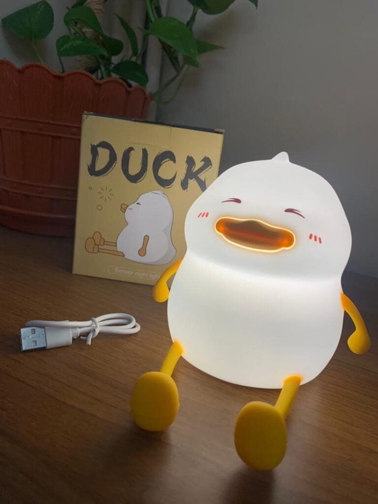 Veilleuse Canard en Silicone Rechargeable