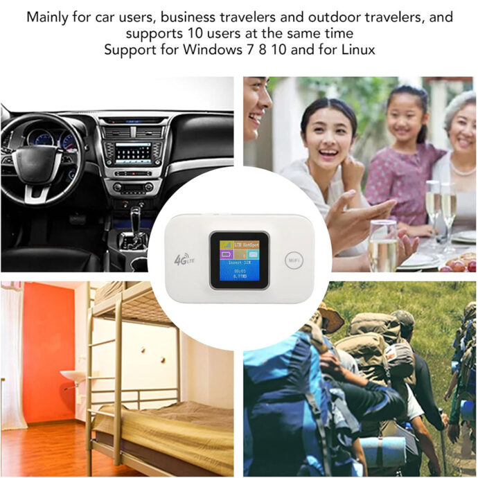 ⁦Routeur Wi-Fi Portable 4G LTE – Connexion Internet Partout⁩ - الصورة ⁦4⁩