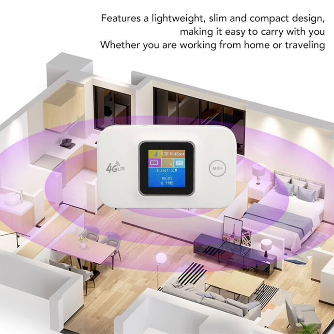 ⁦Routeur Wi-Fi Portable 4G LTE – Connexion Internet Partout⁩ - الصورة ⁦2⁩