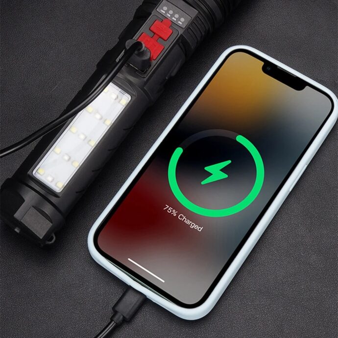 ⁦Lampe de Poche Télescopique XGardens 50 LED⁩ - الصورة ⁦2⁩