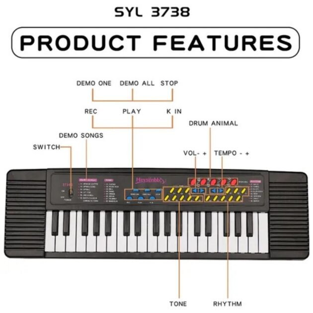 Clavier Électronique piano MT - 37 Touches pour Enfants piano