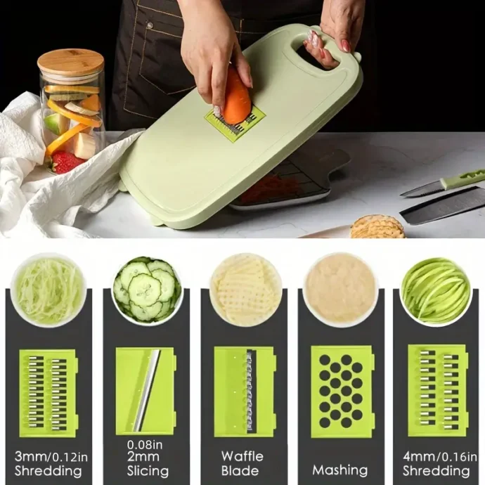 ⁦Planche à Découper Multifonction 9 en 1 - Pratique et Innovante⁩ - الصورة ⁦2⁩