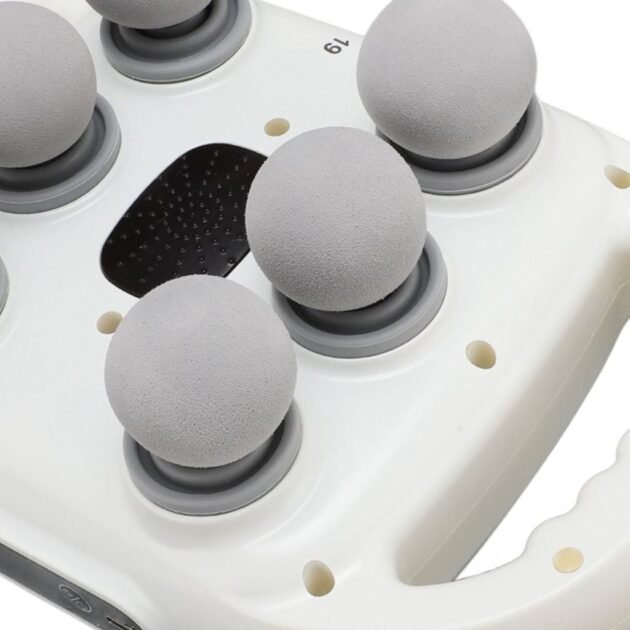 Pistolet de Massage - 6 Têtes, 9 Niveaux, Technologie Haute Fréquence, Rechargeable