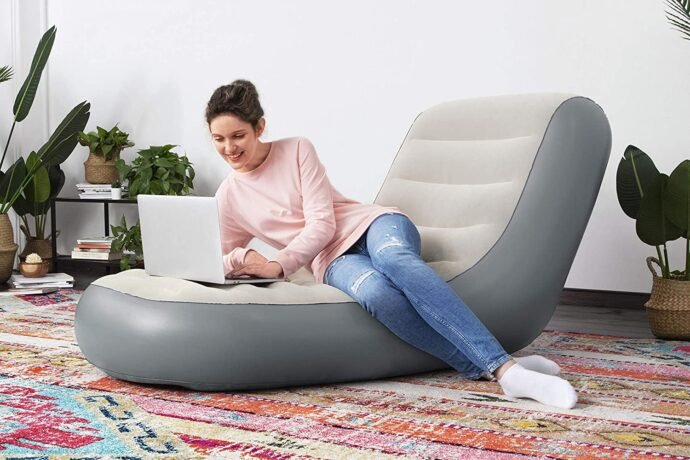 ⁦Chaise Longue Confortable Bestway 75064 - Pliable et Ergonomique⁩ - الصورة ⁦4⁩