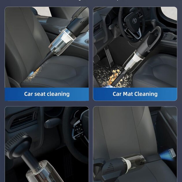 Aspirateur à Main Sans Fil Puissant pour Voiture - Aspiration 8500 Pa