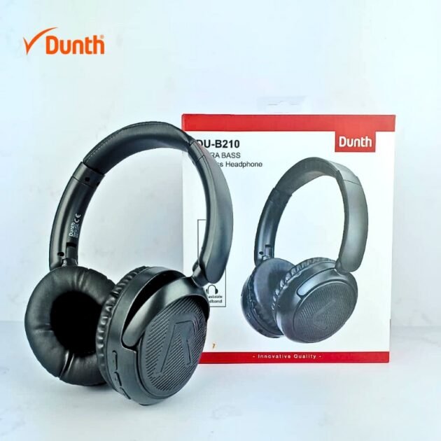 Casque stéréo Bluetooth sans fil Hi-Fi avec microphone intégré DUNTH DU-B210