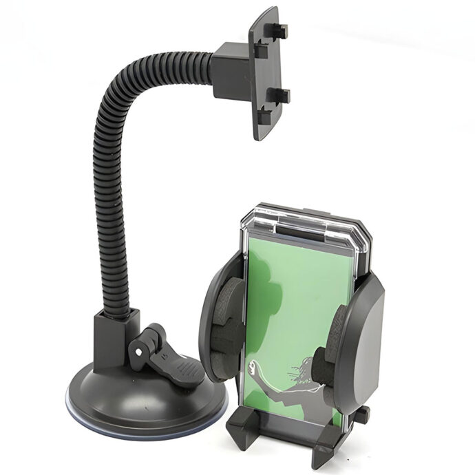 ⁦Support Voiture pour Smartphone - Réglable, Ventouse Forte, Rotation à 360°⁩ - الصورة ⁦3⁩