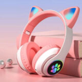 ⁦Casque sans fil Bluetooth avec design oreilles de chat XY-231⁩ - الصورة ⁦4⁩
