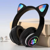 ⁦Casque sans fil Bluetooth avec design oreilles de chat XY-231⁩ - الصورة ⁦3⁩