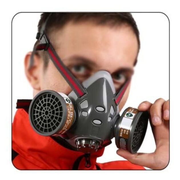 Masque de Protection Respiratoire avec Filtres en Gel de Silice