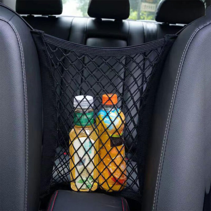 ⁦Filet Organisateur de Voiture – Filet de Rangement entre les Sièges⁩ - الصورة ⁦4⁩