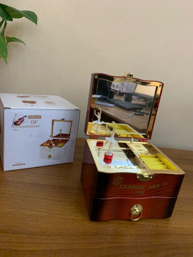 Boîte à Bijoux Musicale en Forme de Piano