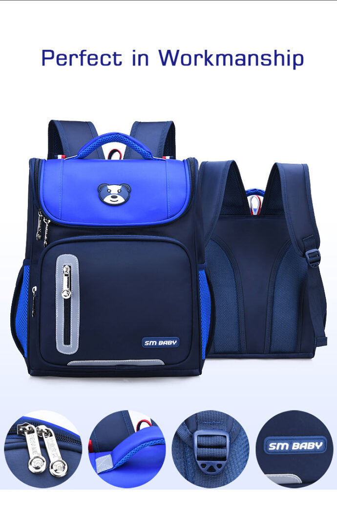 ⁦Cartable Orthopédique Étanche – Sac à Dos Primaire Mixte⁩ - الصورة ⁦5⁩