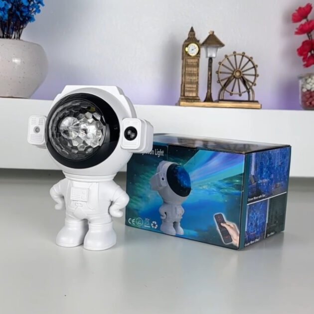 Projecteur Astronaute avec Haut-Parleur Bluetooth