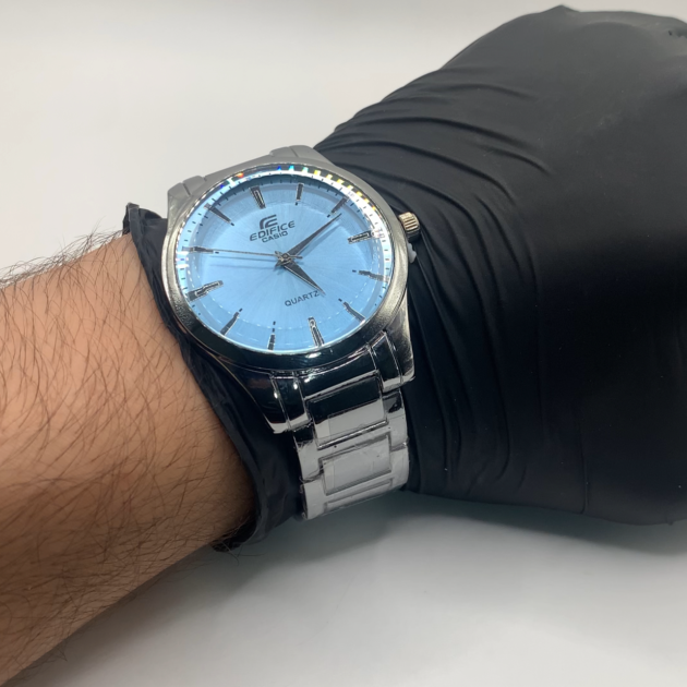 CASIO EDIFICE WATCH – Bleu Clair