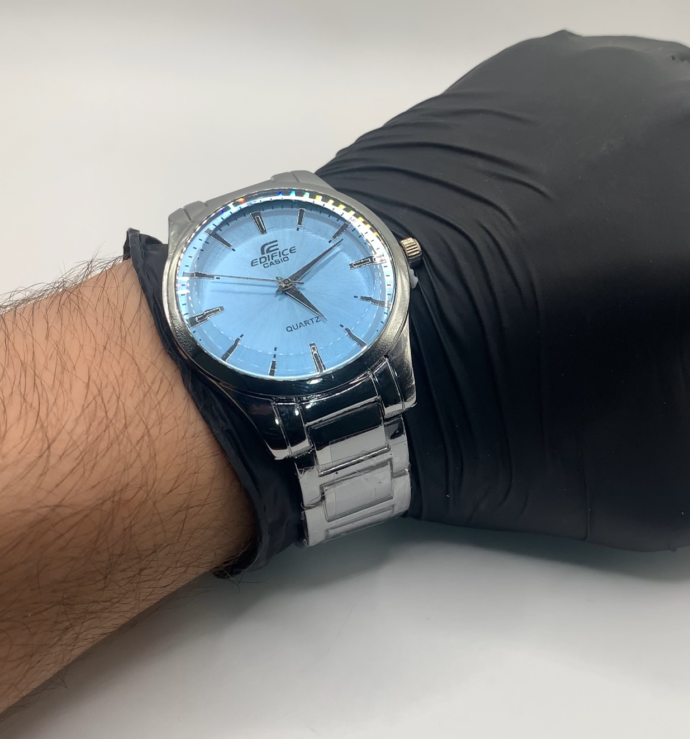 ⁦CASIO EDIFICE WATCH – Bleu Clair⁩ - الصورة ⁦2⁩