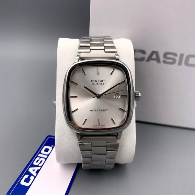 casio vintage silver