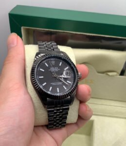 Montre RoIex avec Affichage de la Date | black black