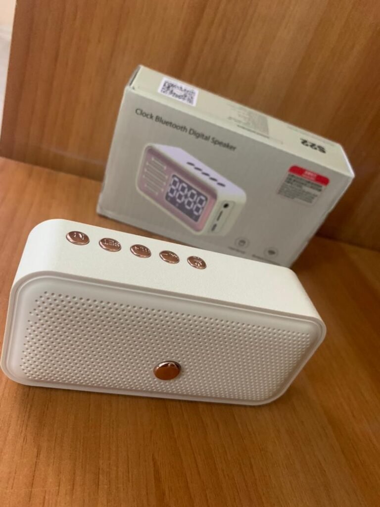 Réveil Bluetooth Rétro - Design Vintage & Technologie Moderne