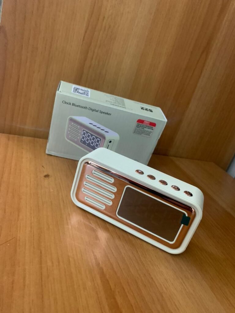 Réveil Bluetooth Rétro - Design Vintage & Technologie Moderne