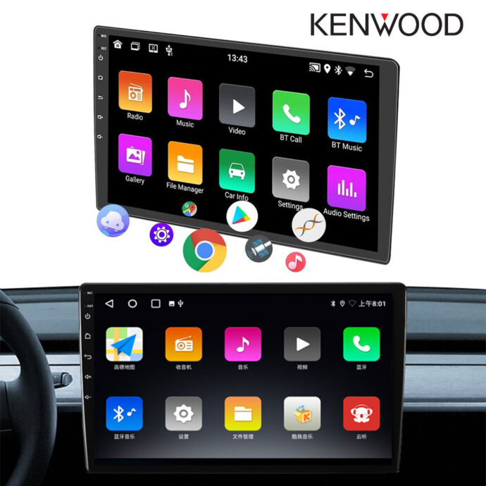 ⁦Écran Android Voiture 9 Android 11 1080p Full HD⁩ - الصورة ⁦2⁩