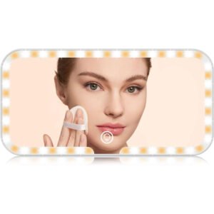 Miroir de Courtoisie à LED pour Voiture avec Commande Tactile