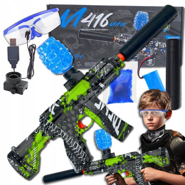 Pistolet à Billes en Gel avec Accessoires - Rechargeable Haute Performance