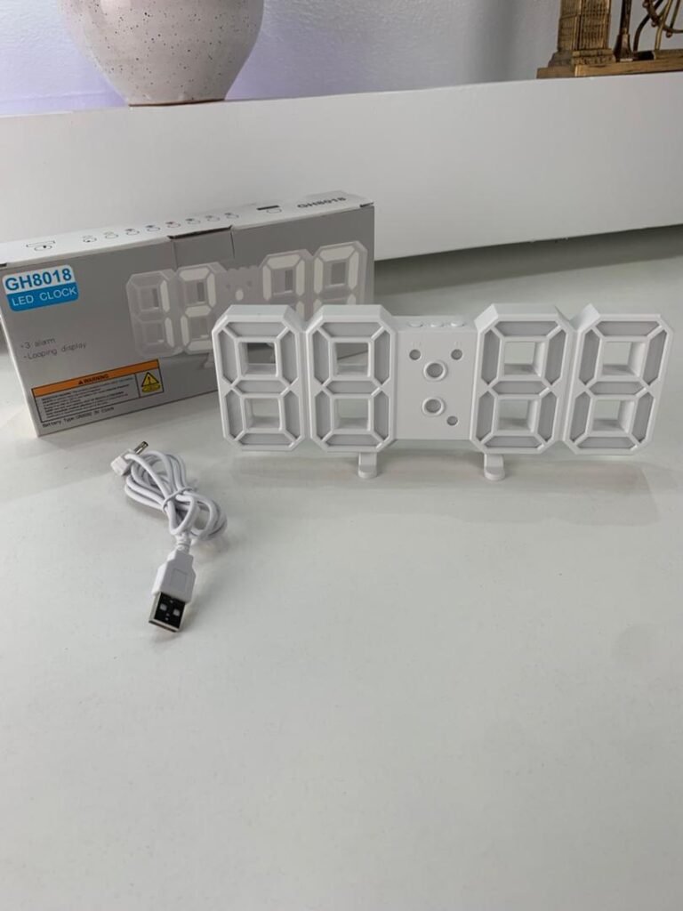 Horloge Murale Numérique pour Mur et bureau