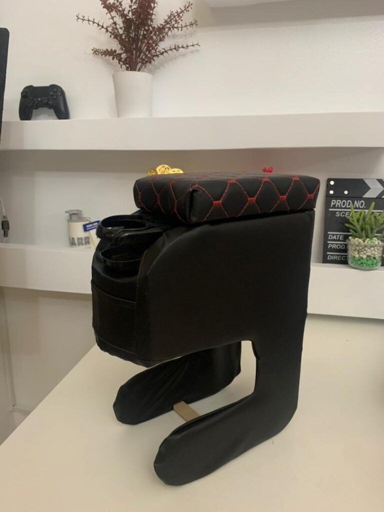 Accoudoir Universel pour Voiture avec Rangement et Porte-Gobelets