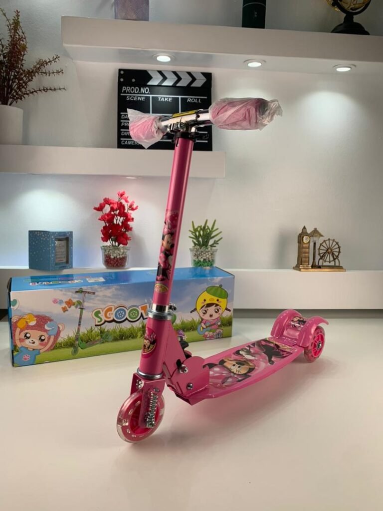 Trottinette Enfant Pliable - Roues LED & Hauteur Réglable