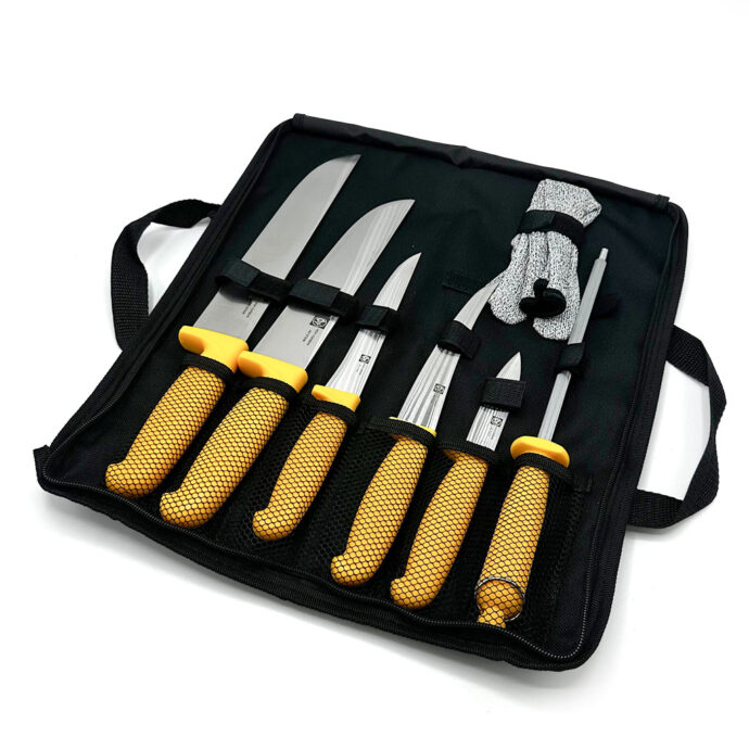 ⁦Kit de Couteaux Pro avec Étui  7 pièces⁩ - الصورة ⁦2⁩