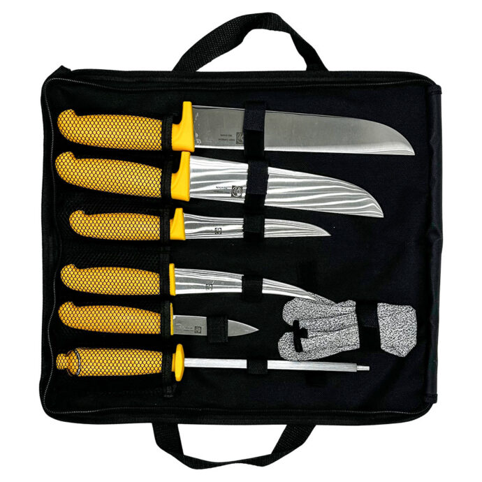 Kit de Couteaux Pro avec Étui  7 pièces