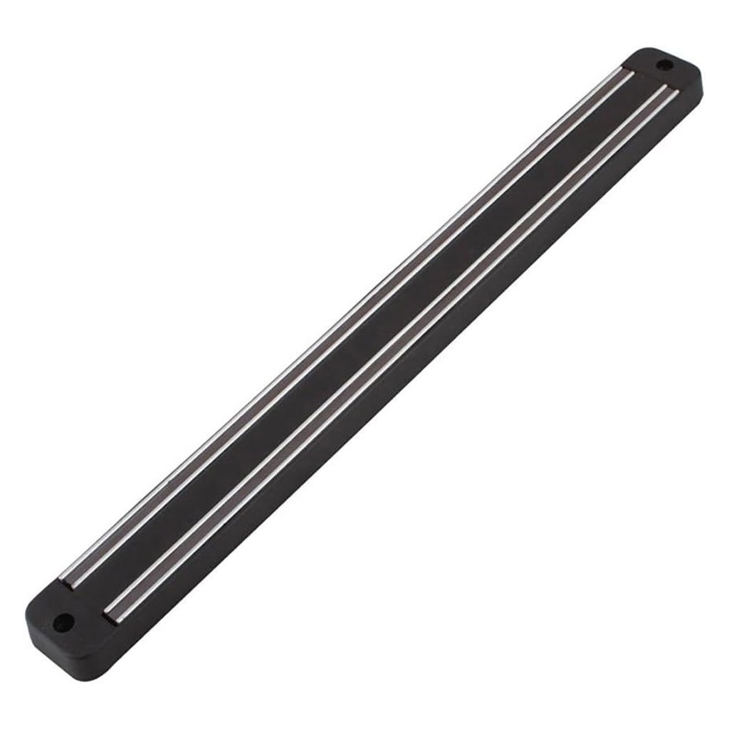Barre Magnétique pour Couteaux - Support Compact et Sécurisé, 20 cm, Noir