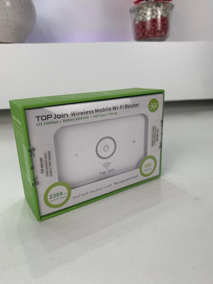 ⁦Modem Portable 4G/5G - Wi-Fi Universel, 10 Utilisateurs, 150 Mbps⁩ - الصورة ⁦2⁩