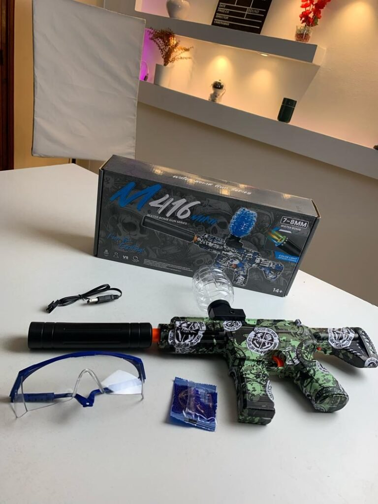 Pistolet à Billes en Gel avec Accessoires - Rechargeable Haute Performance