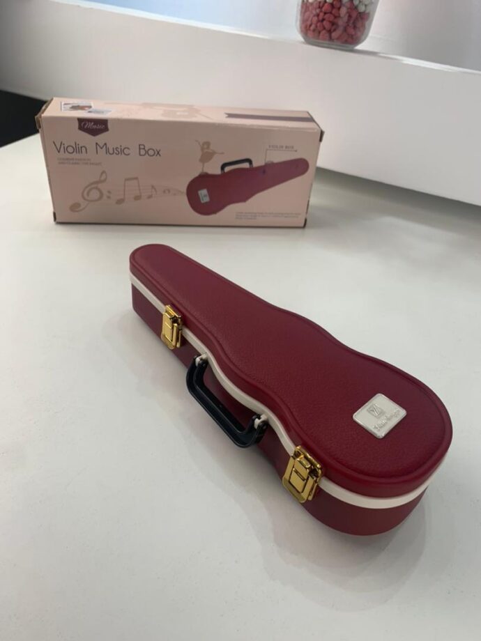 ⁦Boîte à Musique Vintage avec Ballerine et Violon⁩ - الصورة ⁦7⁩