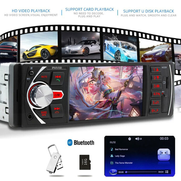 ⁦Autoradio MP5 4.1 Pouces FM Radio Écran HD⁩ - الصورة ⁦2⁩