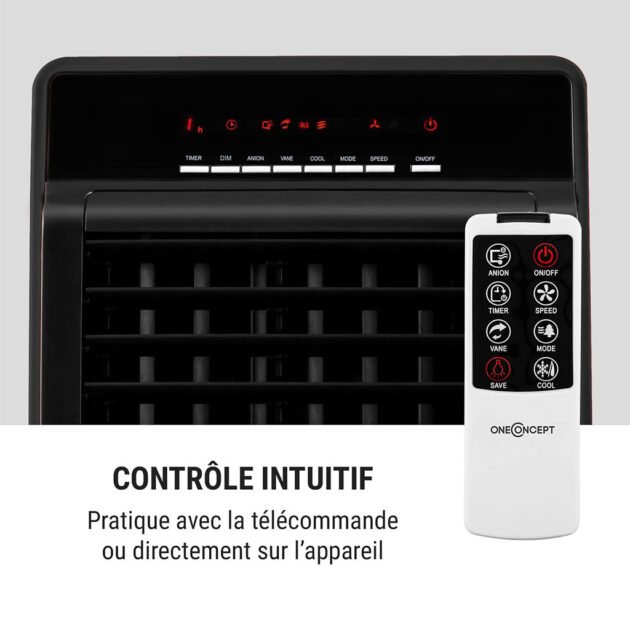 Rafraîchisseur d’Air 4 en 1 Réservoir 8L MULTIFONCTION