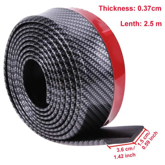 Lame de Spoiler Universelle 2.5m – Protection & Style pour Votre Voiture