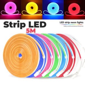 Bande LED RGB 5M – Effet Néon Multicolore