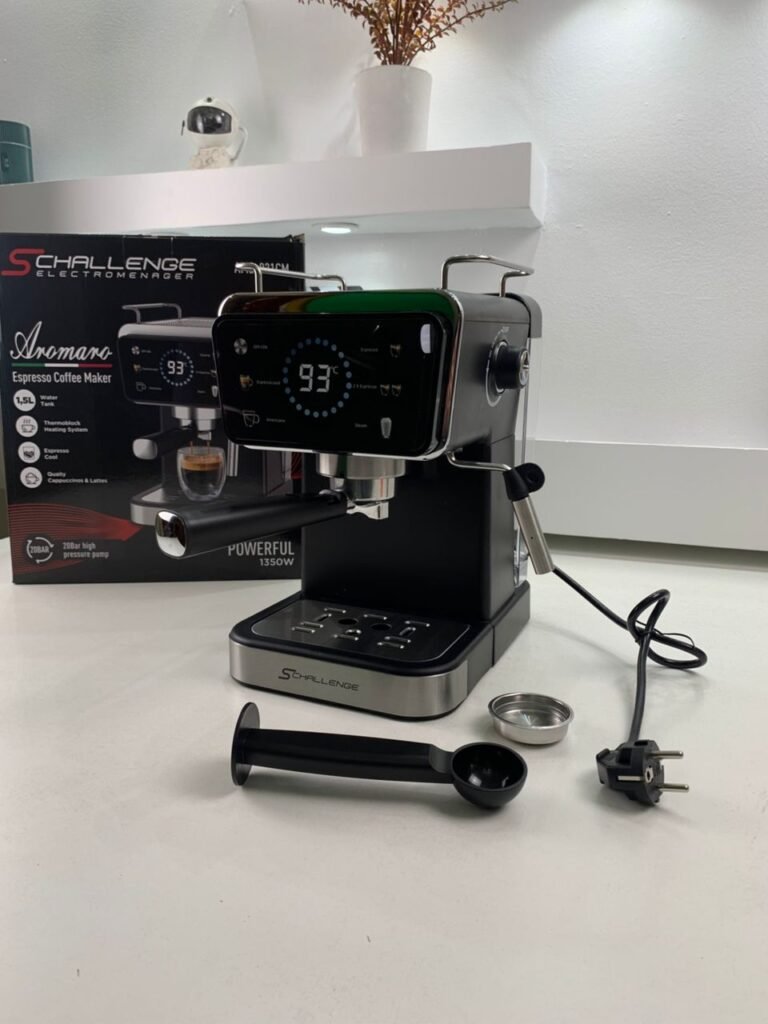 Machine à Café Espresso 20 Bars avec Écran Tactile – Boissons Chaudes & Froides