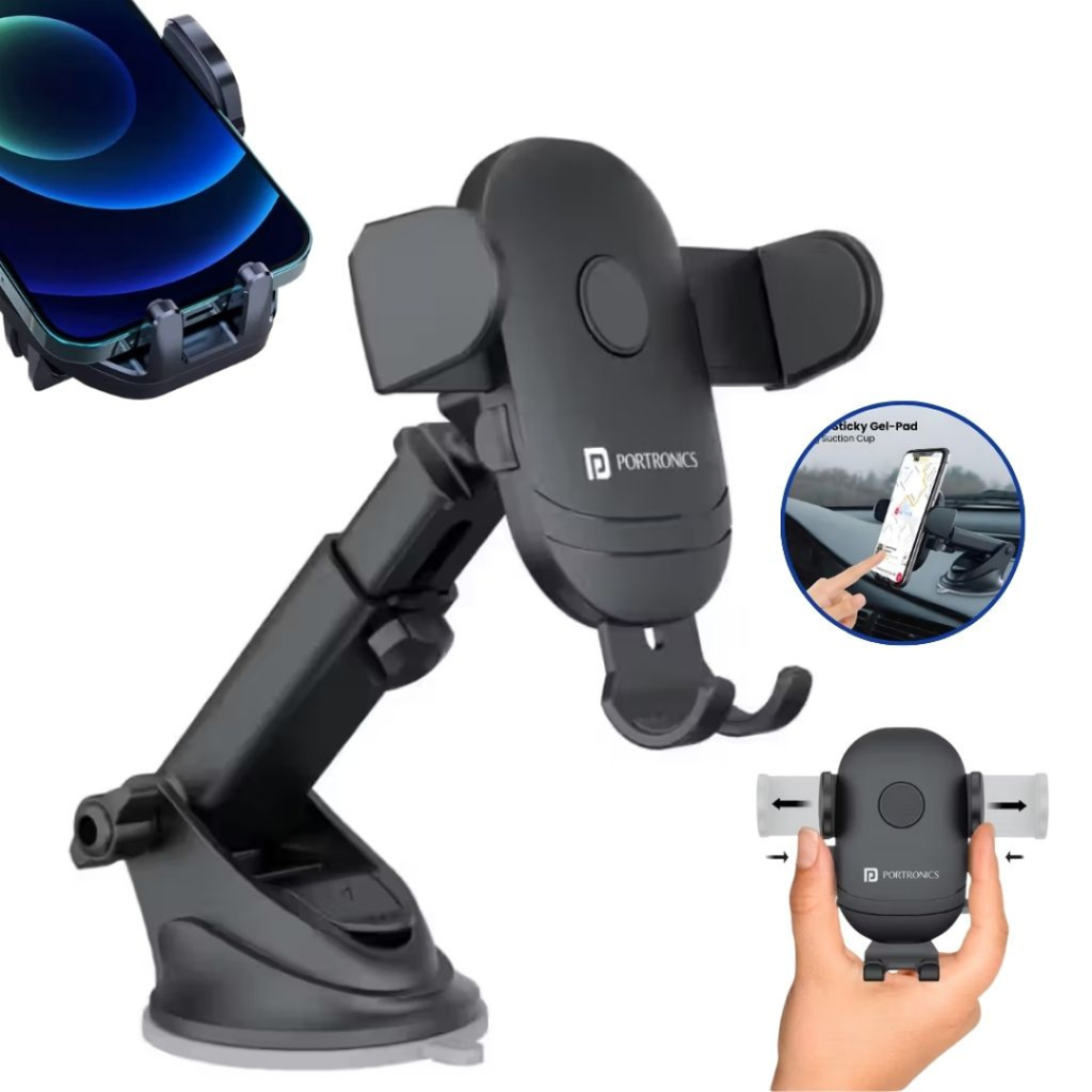 Support de Voiture Universel avec Rotation 360 Degrés et Ventouse Puissante