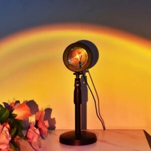 Projecteur de Coucher de Soleil Rotatif à 180° USB.