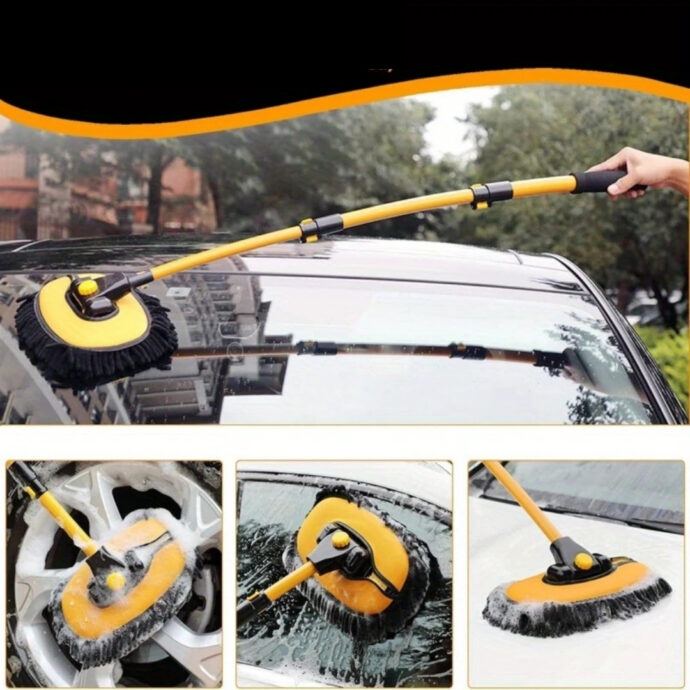 Brosse de Lavage Voiture Télescopique