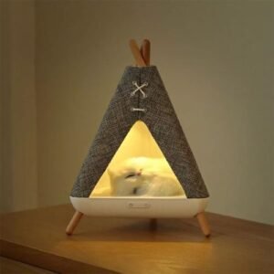 Lampe de Table Tente Bluetooth avec Haut-Parleur Intégré