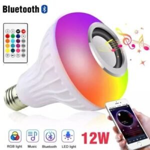 Ampoule Intelligente avec Haut-Parleur Bluetooth et Télécommande