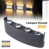 Applique Murale LED Étanche 8W